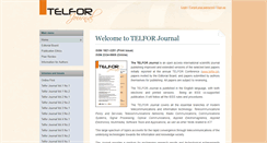 Desktop Screenshot of journal.telfor.rs