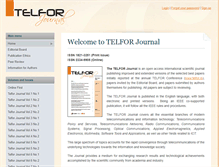 Tablet Screenshot of journal.telfor.rs
